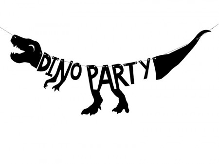 Banner Dinosaur Dino Party 20x90 cm PL
