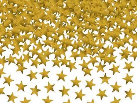 Confetti Stjerner Gull 10mm 30g
