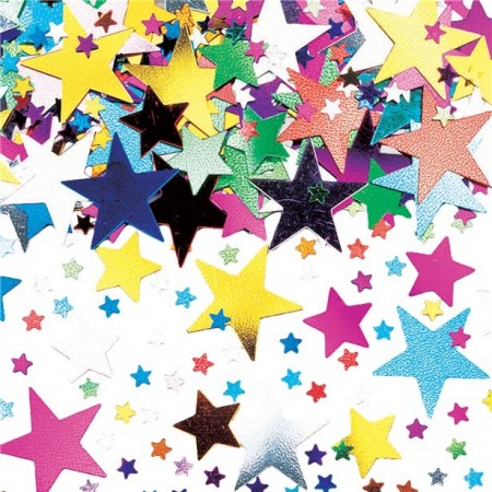Confetti stjerner mix 14gram