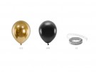 Ballong Girlander svart og gull 200cm 60stk ballonger thumbnail