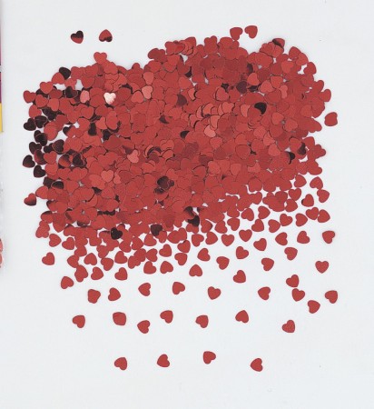 Confetti Røde Hjerter 30g